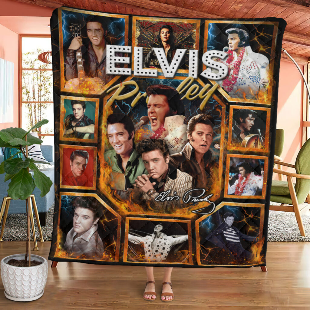 Elvis Presley Quilt Blanket - MAITM 8677
