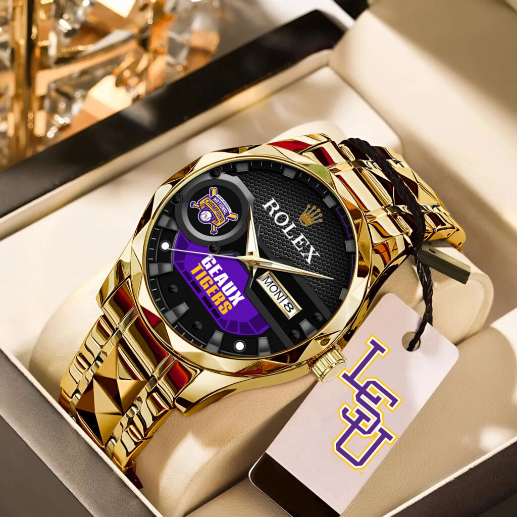 LSU Tigers Baseball x Rolex Alloy Luxury Quartz Watch - MAITM 11903