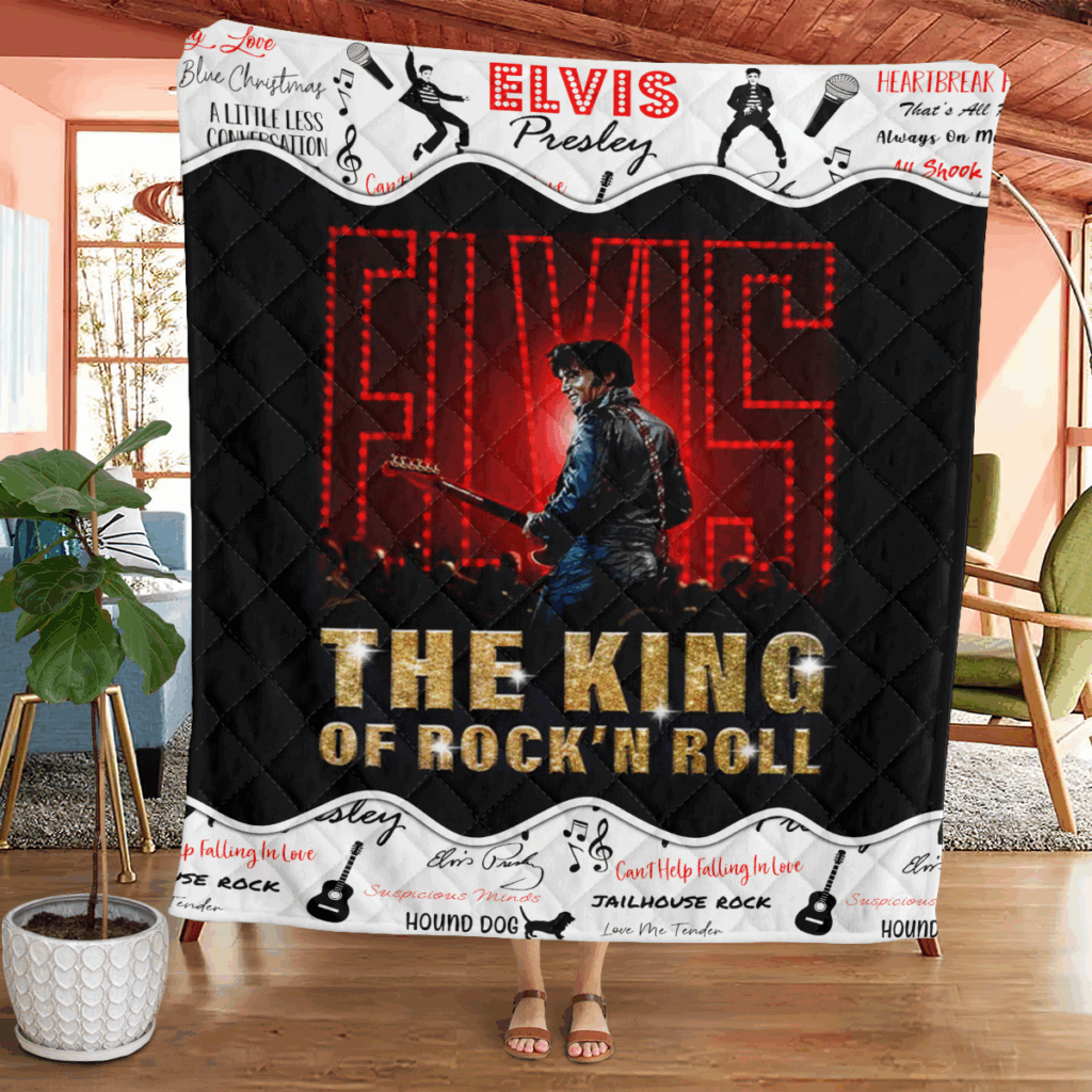 Elvis Presley Quilt Blanket 1- HOATT 1133