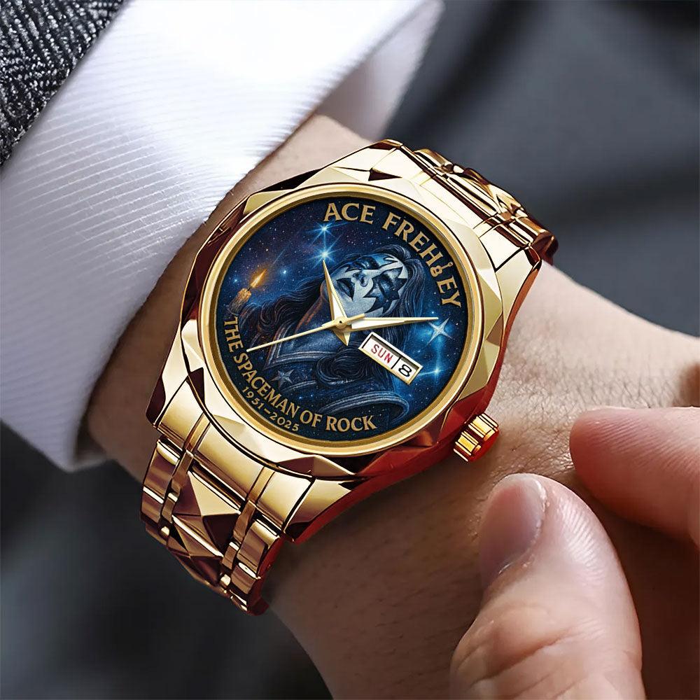 KISS  x Ace Frehley Alloy Luxury Quartz Watch - MAITM13471