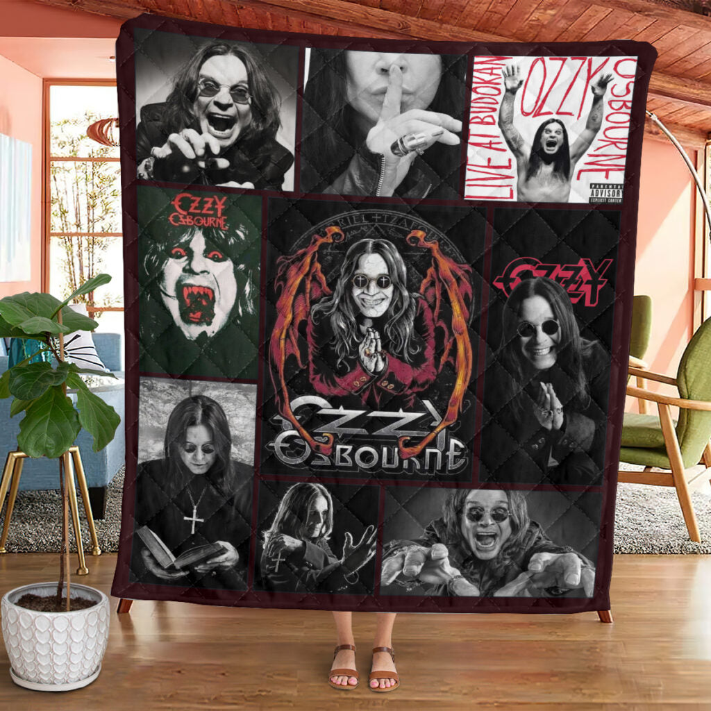 Ozzy Osbourne Quilt Blanket - MAITM12733
