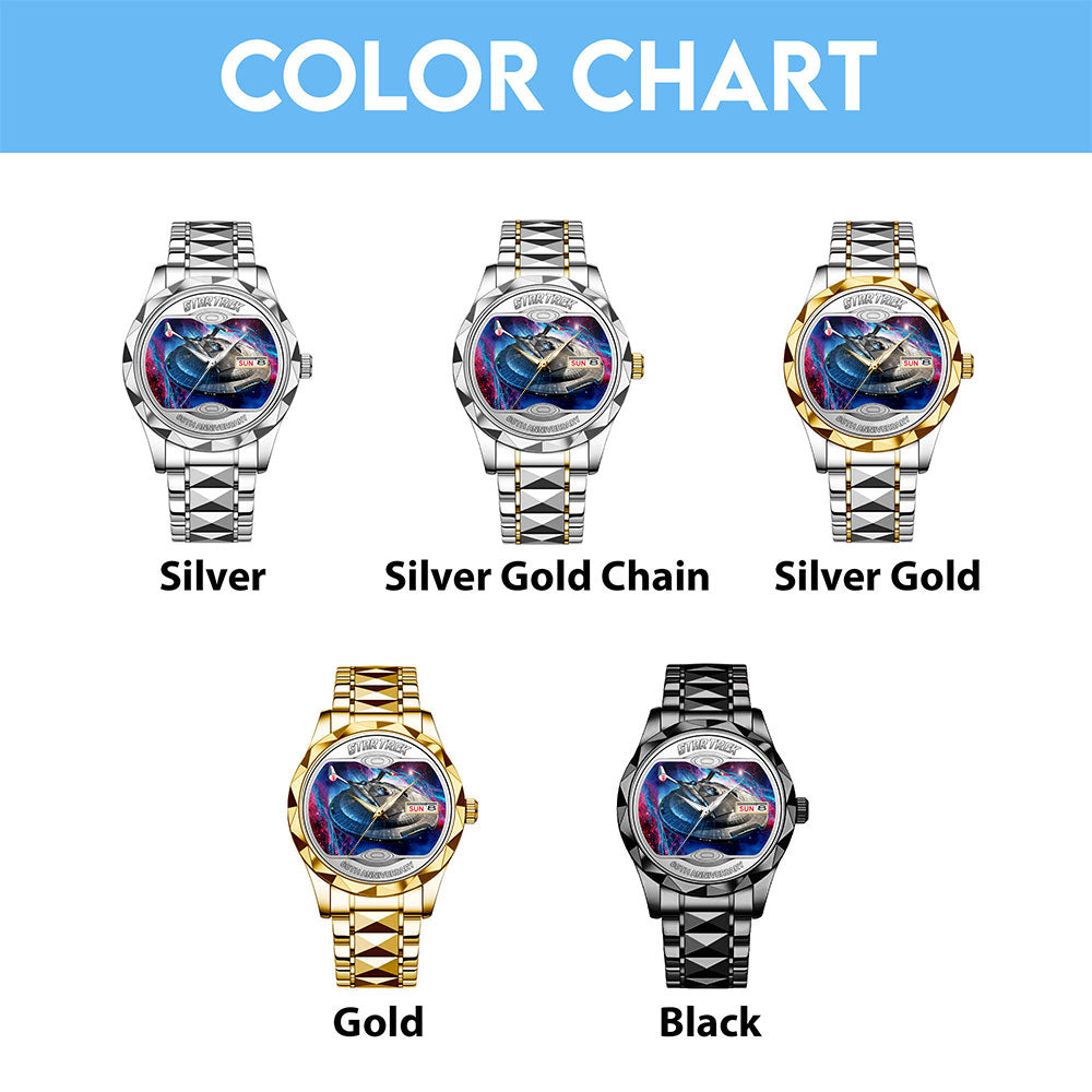 Star Trek 60th Anniversary Alloy Luxury Quartz Watch - MAITM12662