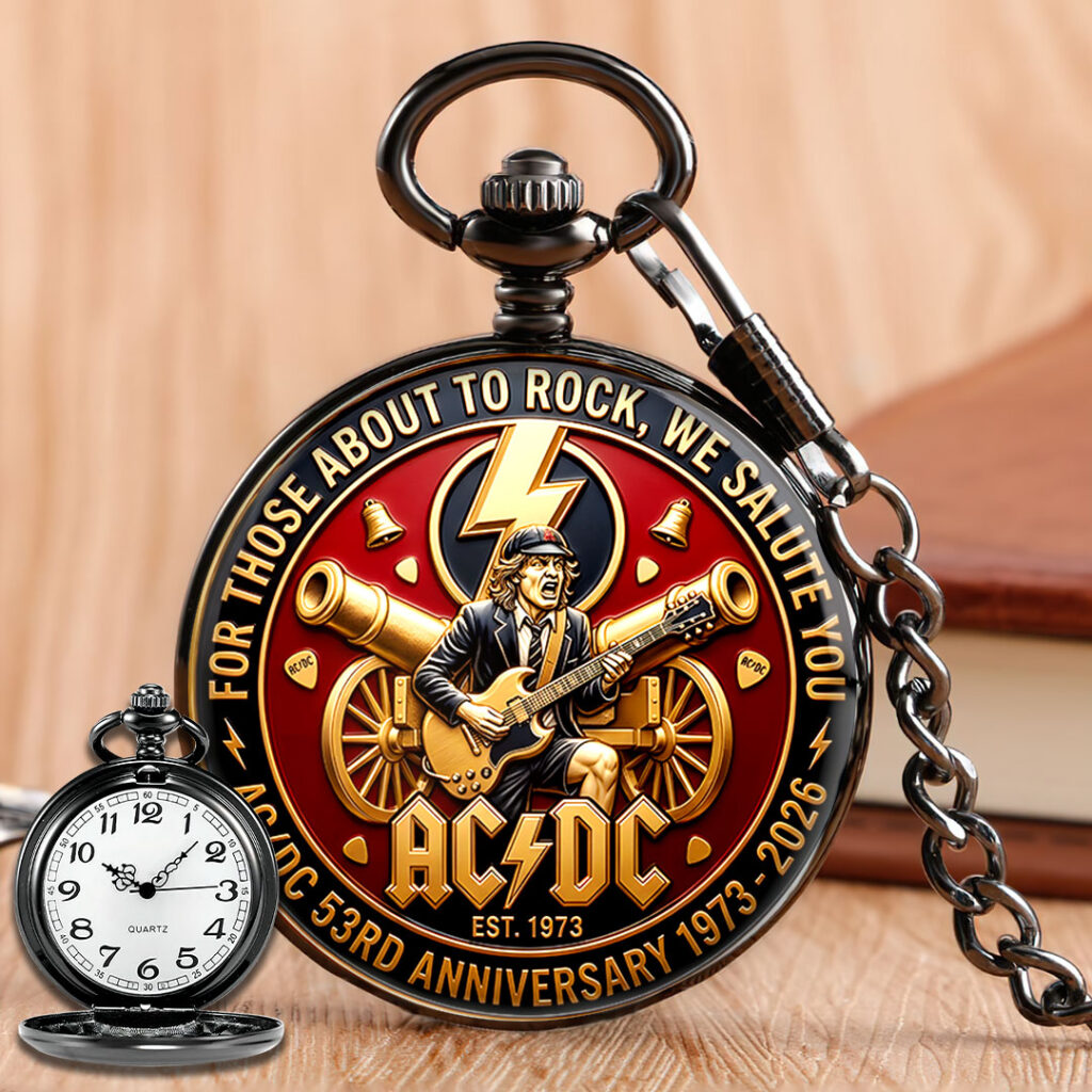 AC/DC 53rd Anniversary Pocket Watch - HOATT16642