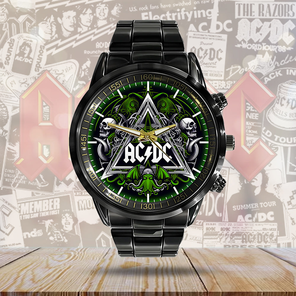 AC/DC Black Stainless Steel Watch - GNE 700