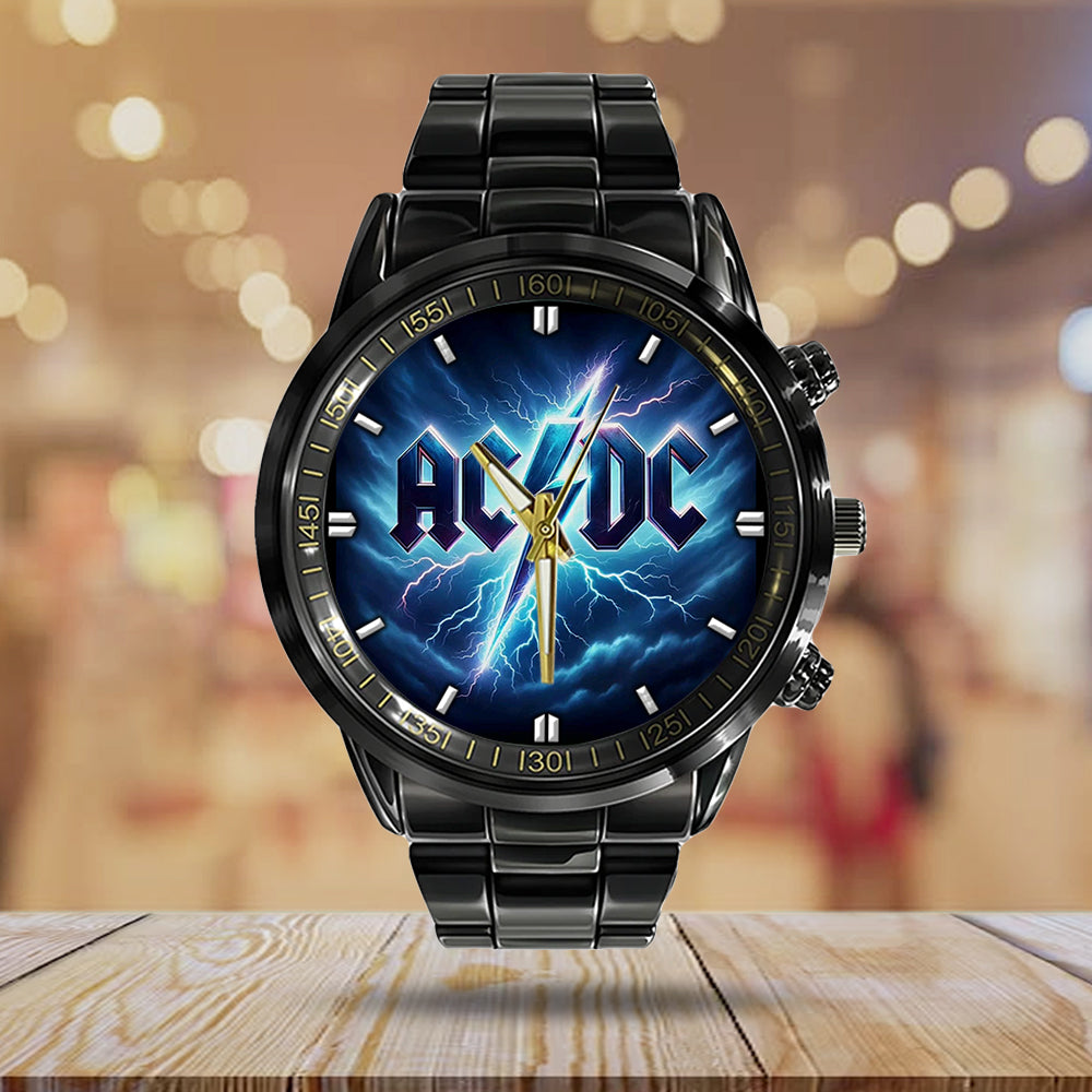 AC/DC Black Stainless Steel Watch - GNE 1351