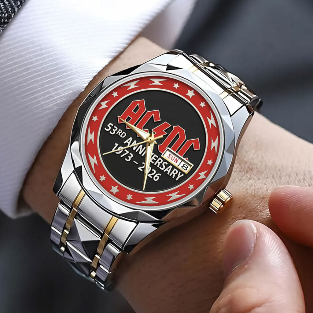 AC/DC 53rd Anniversary Alloy Luxury Quartz Watch - TANTN21701