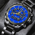 Ace Frehley Black Stainless Steel Watch - TMTHU1599