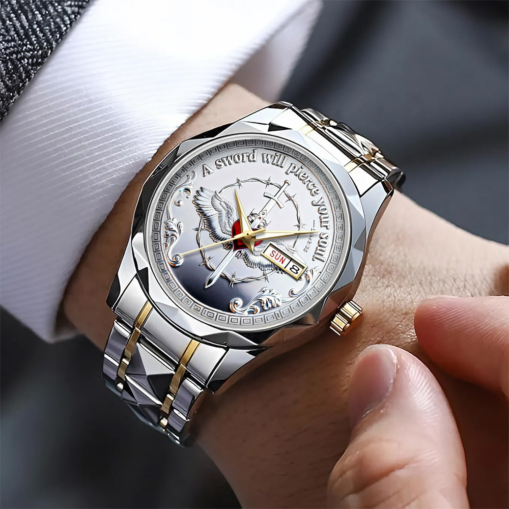 A Sword Will Pierce Your Soul Alloy Luxury Quartz Watch - TANTN19695