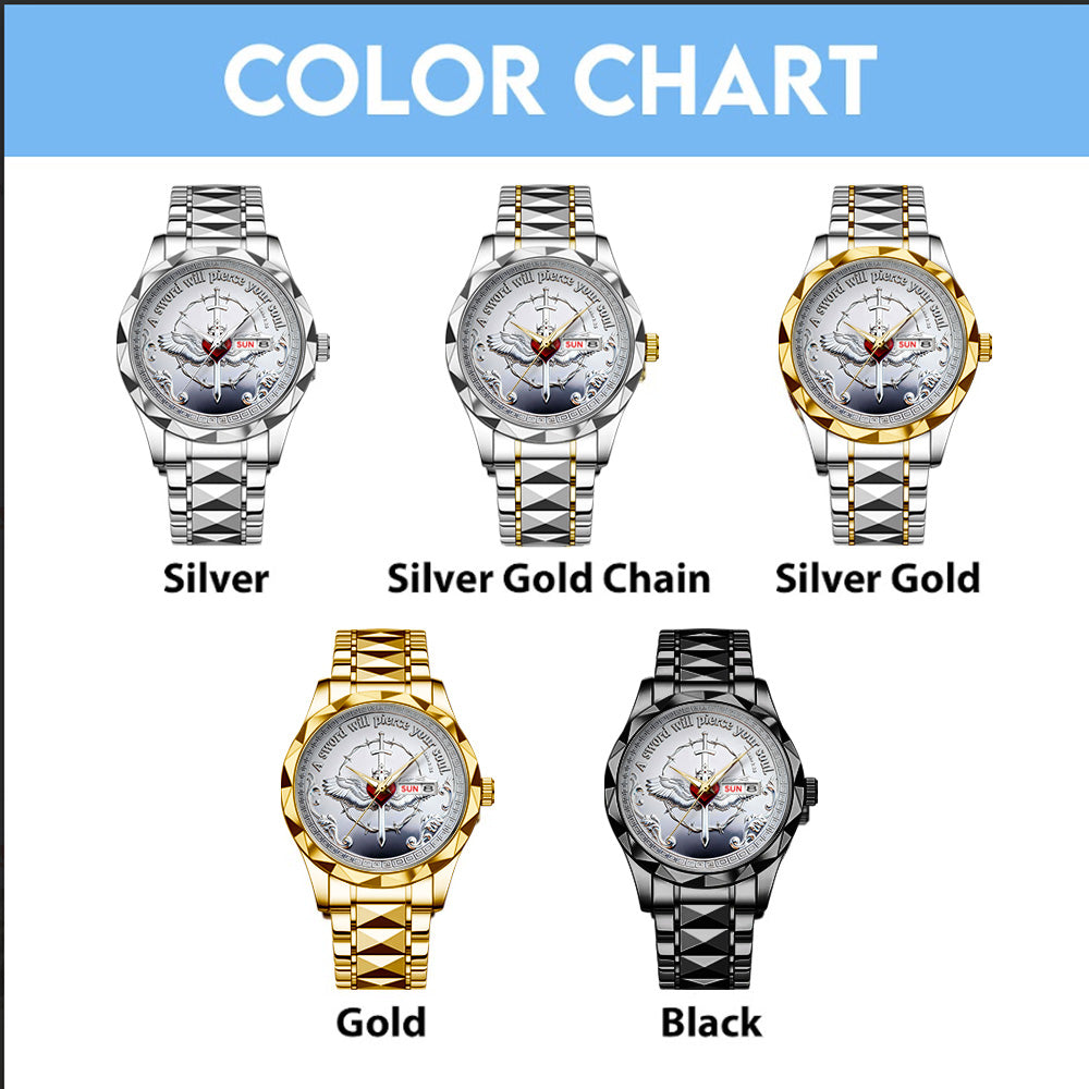 A Sword Will Pierce Your Soul Alloy Luxury Quartz Watch - TANTN19695