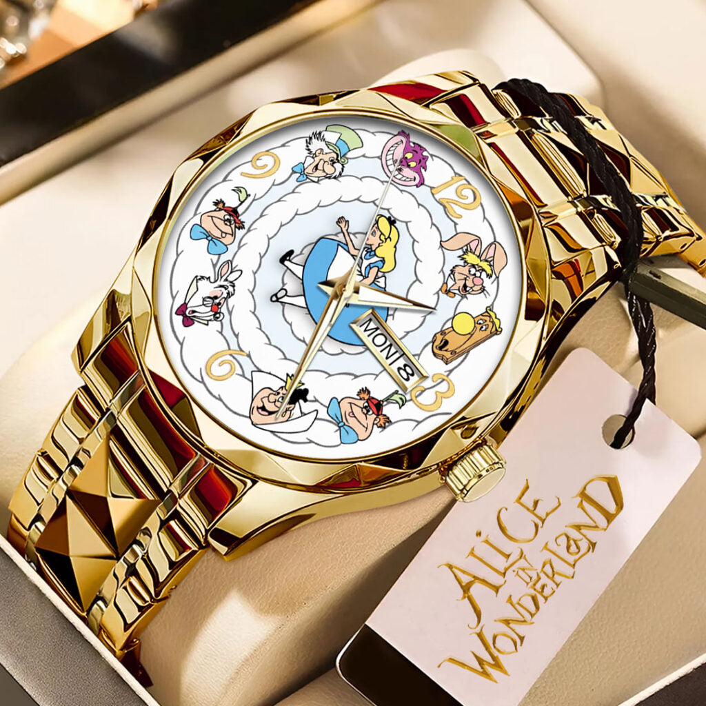 Alice in Wonderland Alloy Luxury Quartz Watch - TMTHU7880