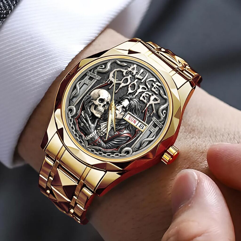 Alice Cooper Alloy Luxury Quartz Watch - GNE4908