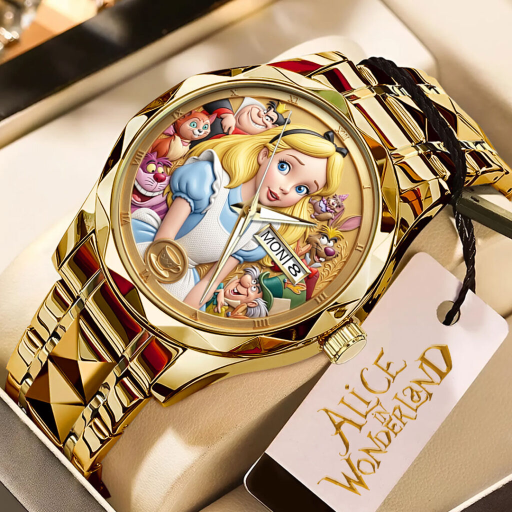Alice in Wonderland Alloy Luxury Quartz Watch - TMTHU8008