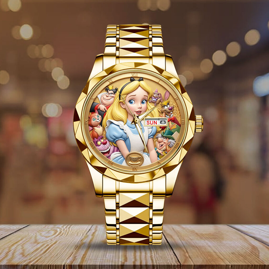 Alice in Wonderland Alloy Luxury Quartz Watch - TMTHU8008