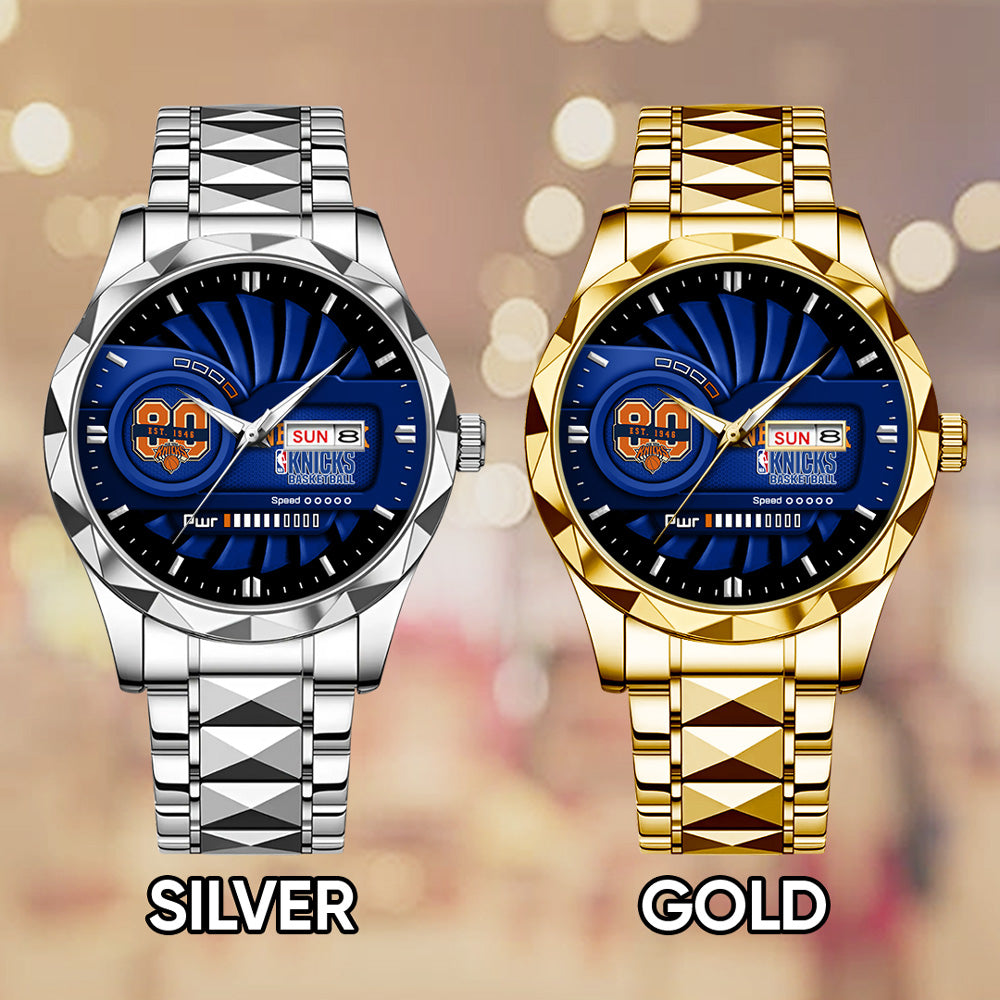 New York Knicks Logo 80th Anniversary 2026 Alloy Luxury Quartz Watch - GNE4638