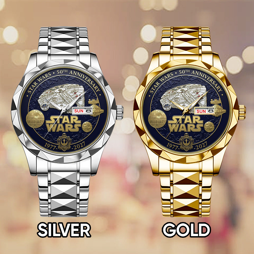 Star Wars 50th Anniversary Alloy Luxury Quartz Watch - TMTHU2894