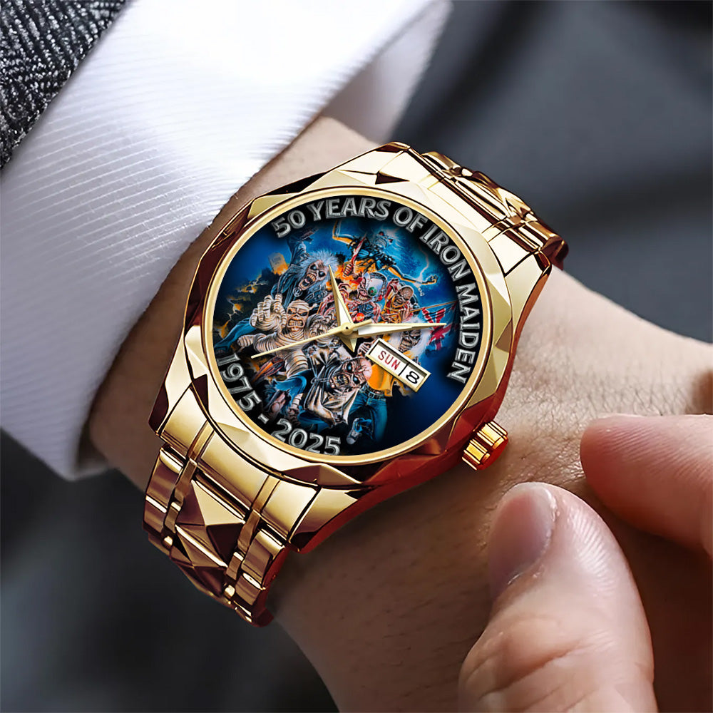 Iron Maiden Alloy Luxury Quartz Watch - TMTHU470