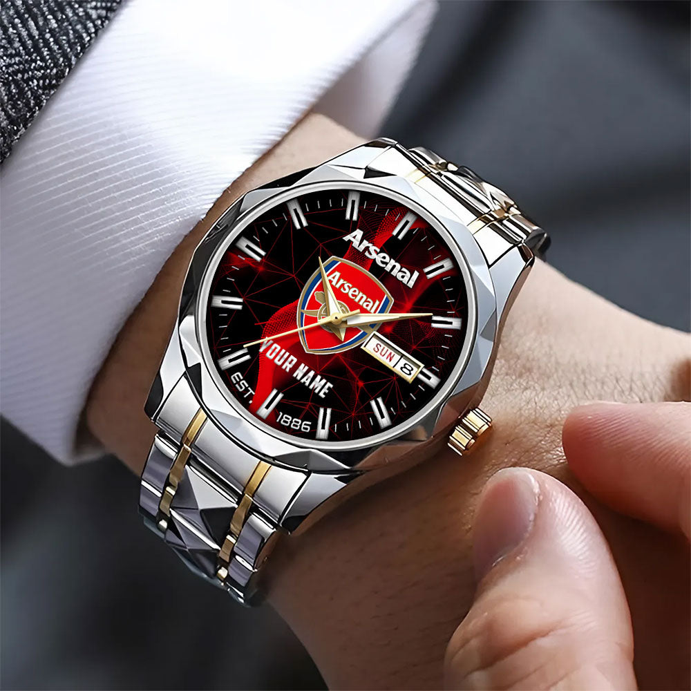 Personalized Arsenal FC Alloy Luxury Quartz Watch - TANTN23553