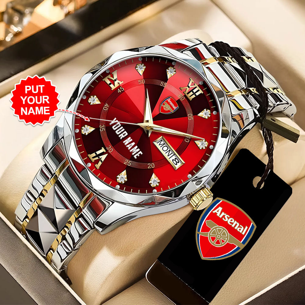 Personalized Arsenal FC Alloy Luxury Quartz Watch - TANTN23599