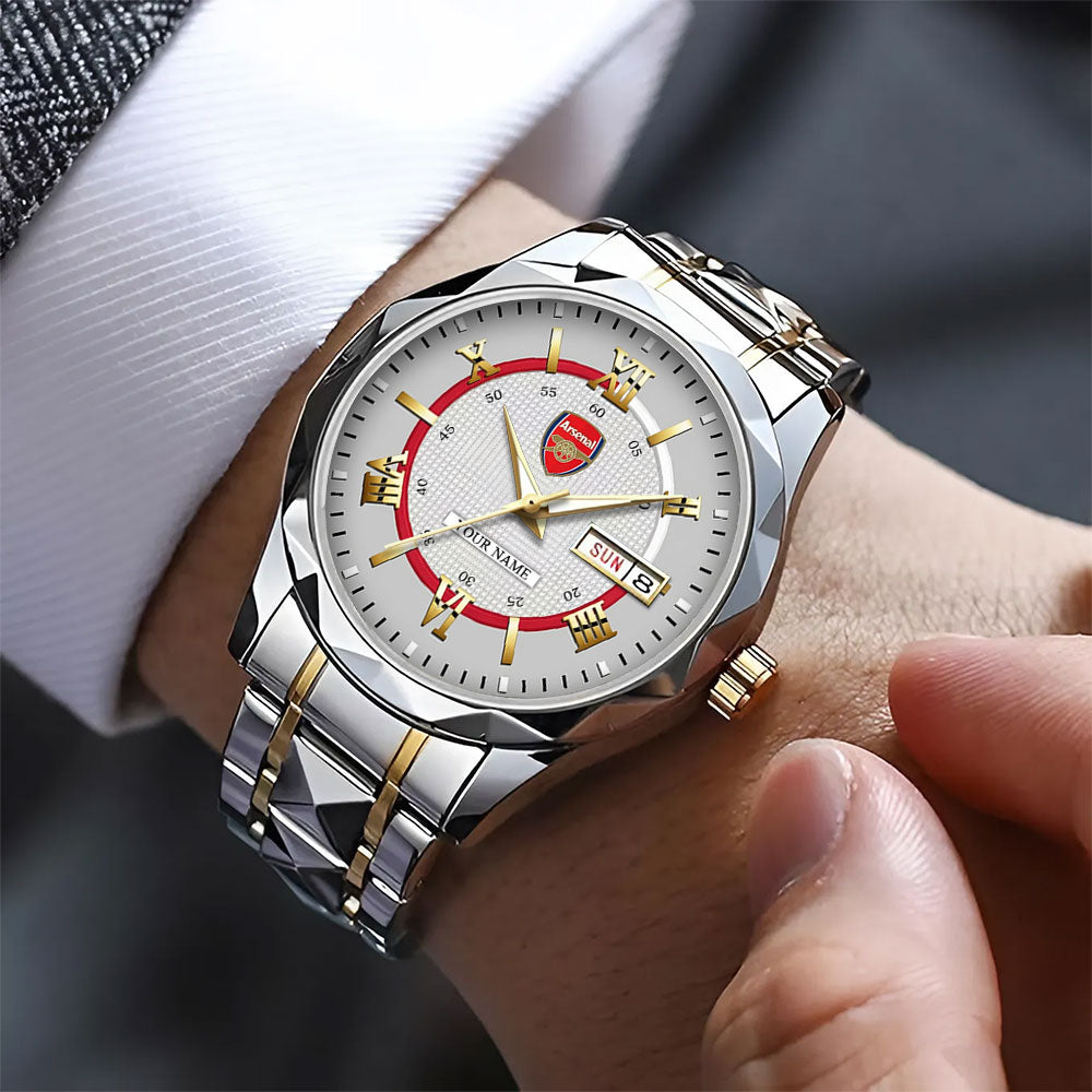 Personalized Arsenal FC Alloy Luxury Quartz Watch - TANTN23603