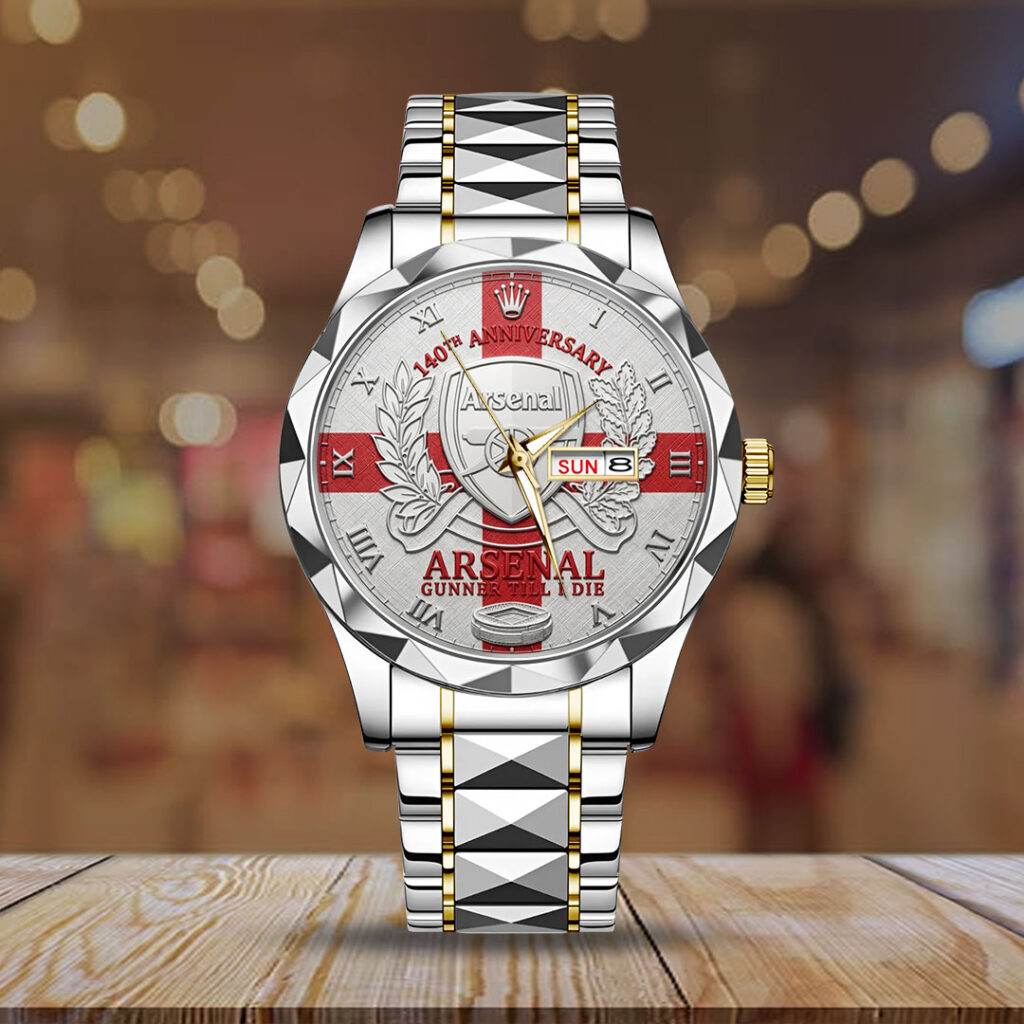 Arsenal FC 140th Anniversary x Rolex Black Stainless Steel Watch - TMTHU5957