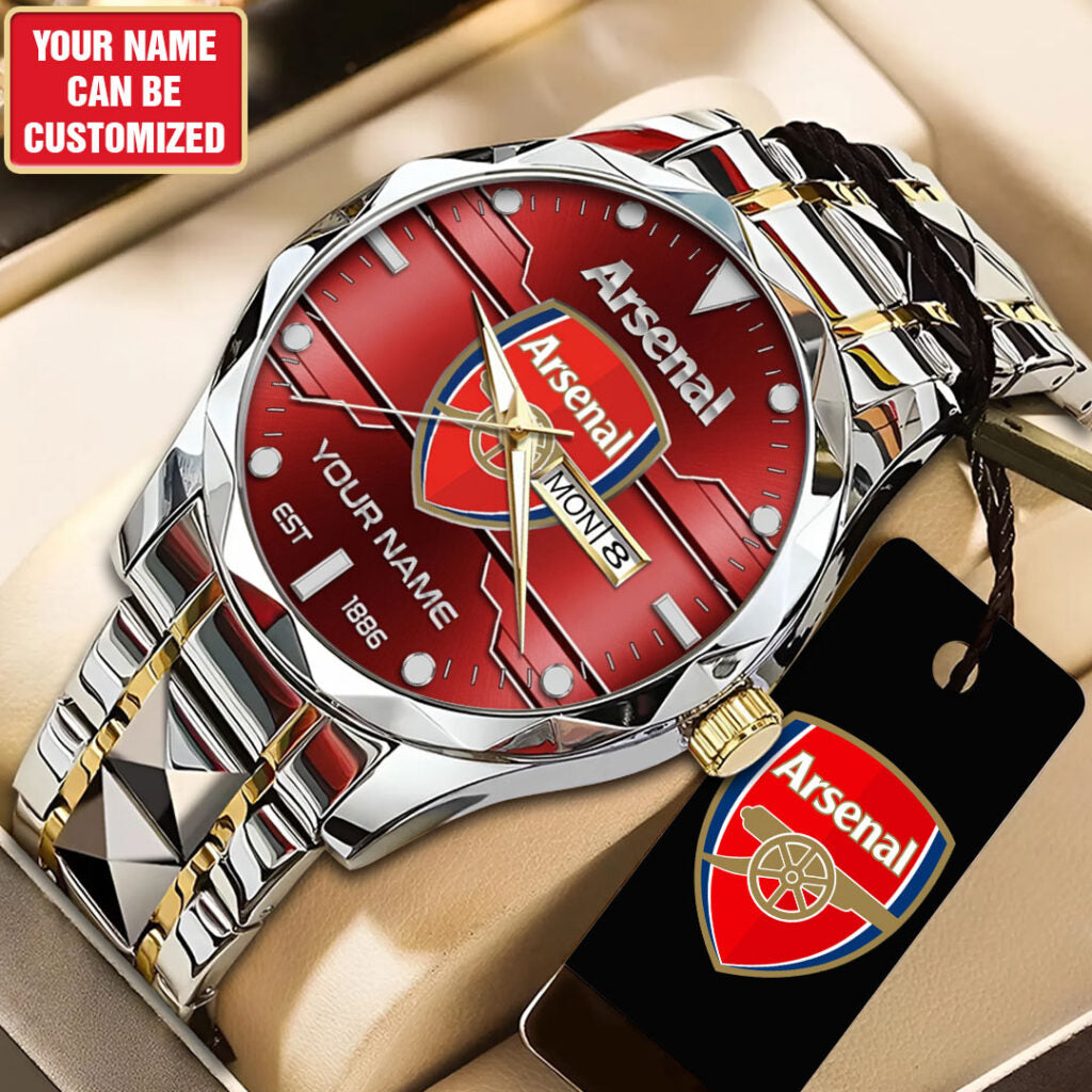 Personalized Arsenal FC Alloy Luxury Quartz Watch - TANTN23601