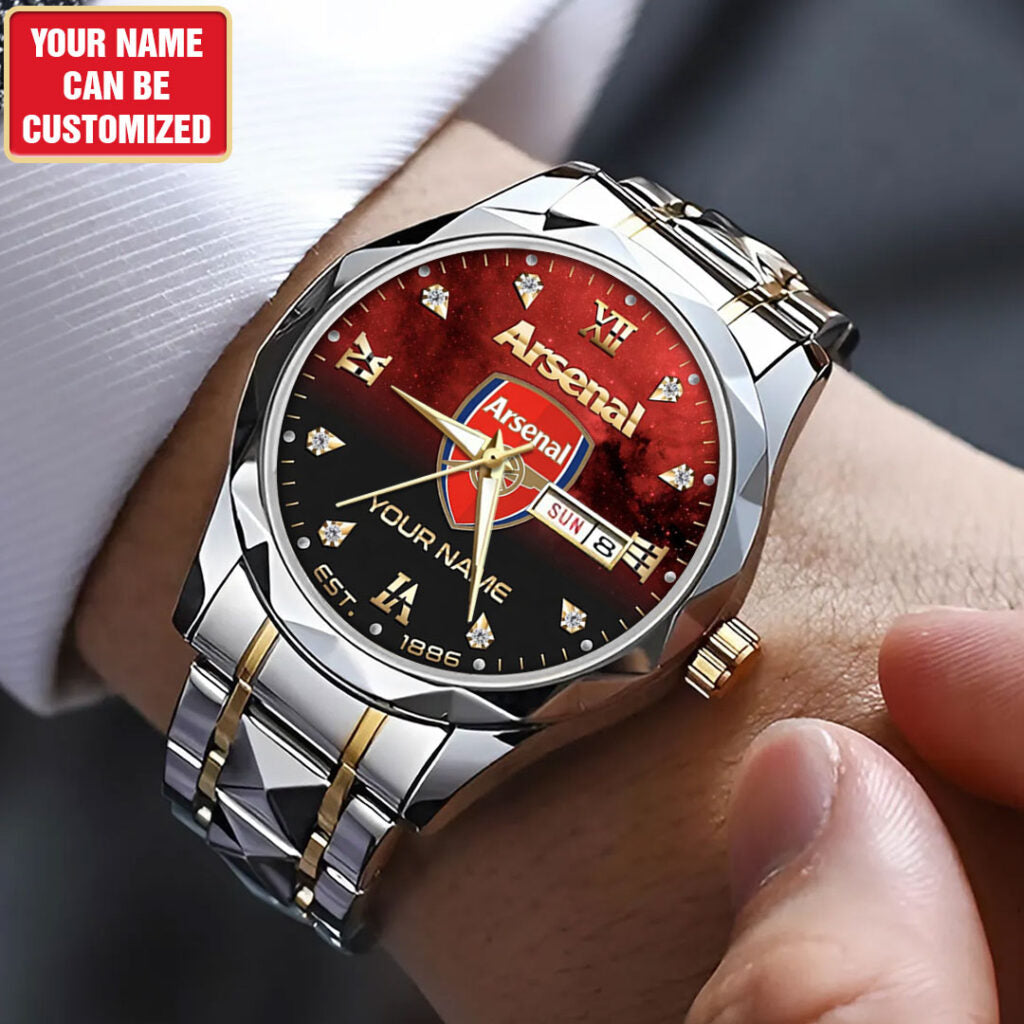 Personalized Arsenal FC Alloy Luxury Quartz Watch - TANTN22732