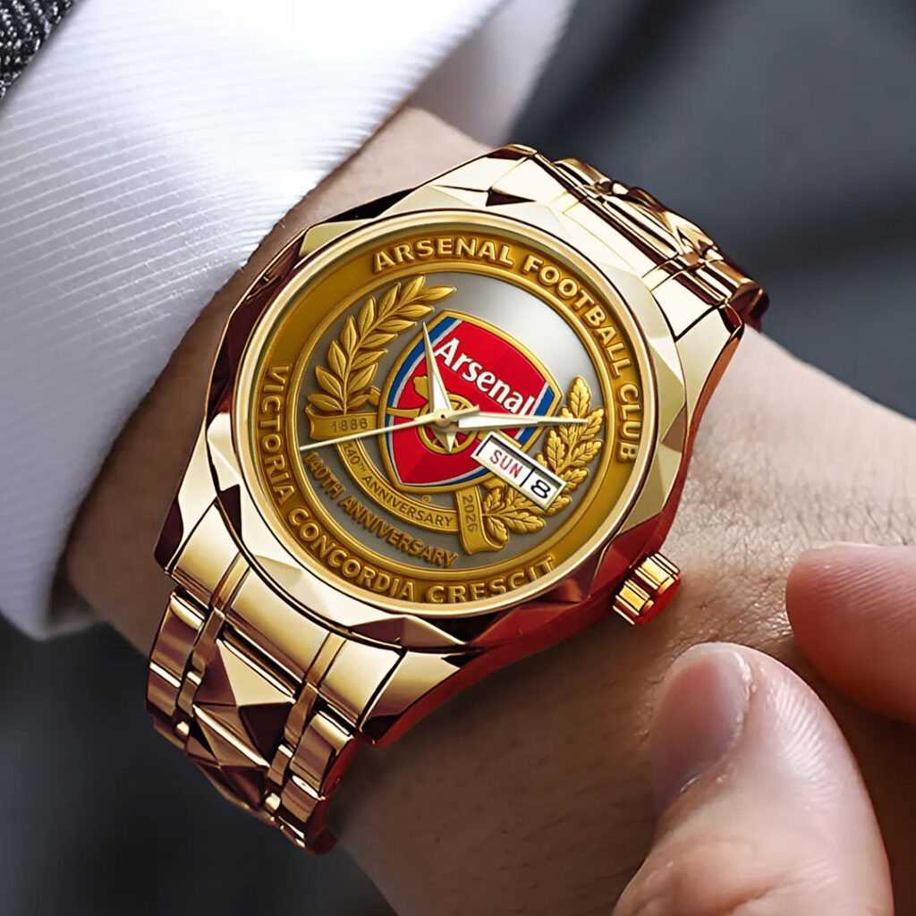Arsenal FC 140th Anniversary Alloy Luxury Quartz Watch - TMTHU2281