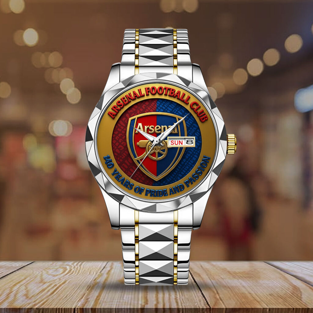 Arsenal FC 140th Anniversary Alloy Luxury Quartz Watch - TMTHU1905