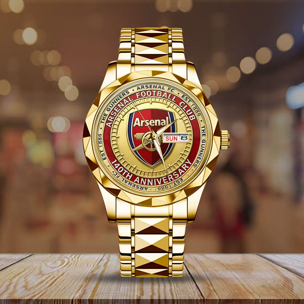 Arsenal FC 140th Anniversary Alloy Luxury Quartz Watch - TMTHU2765