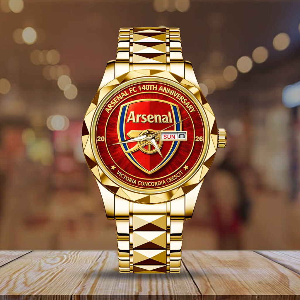 Arsenal FC 140th Anniversary Alloy Luxury Quartz Watch - TMTHU3233
