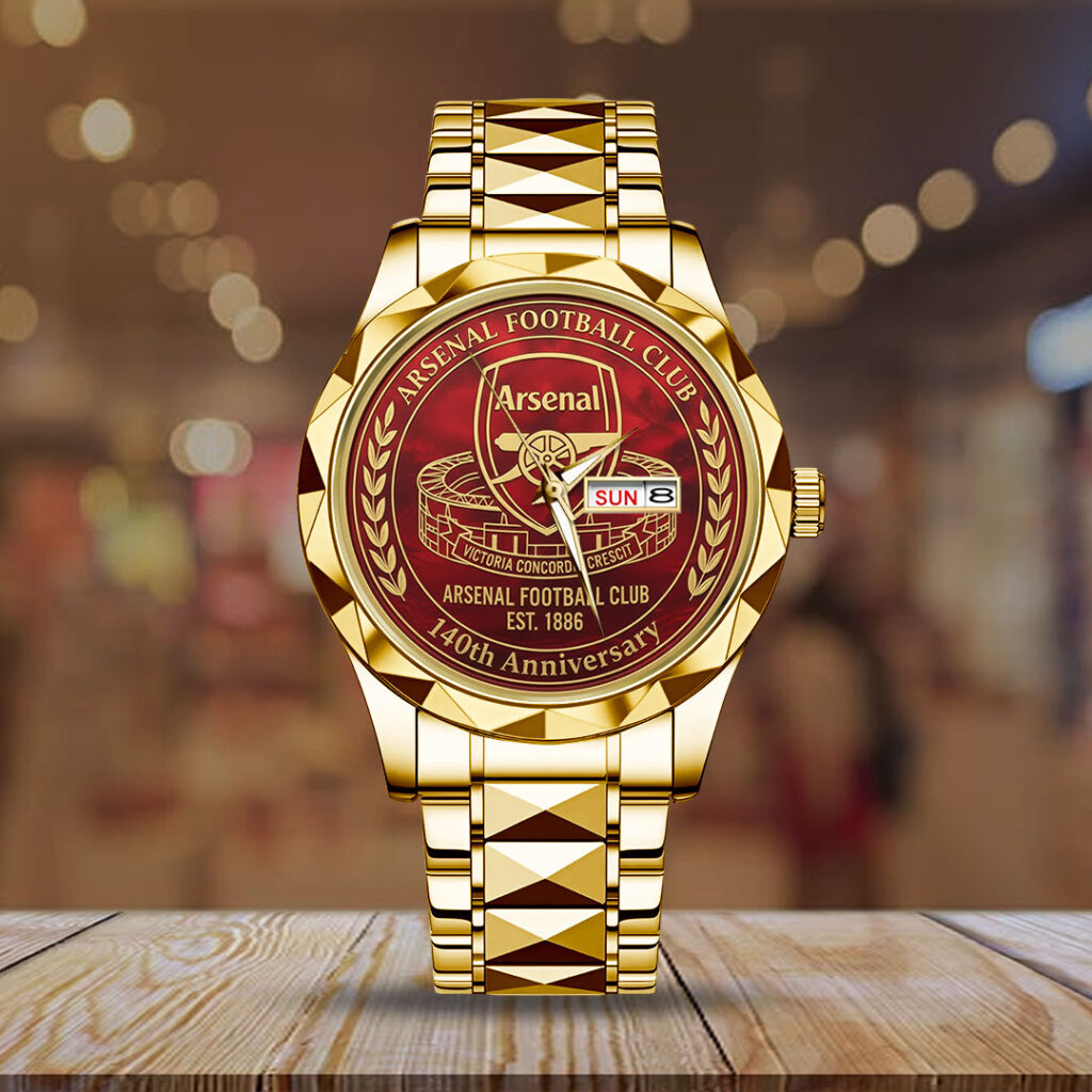 Arsenal FC 140th Anniversary Alloy Luxury Quartz Watch - TMTHU2788