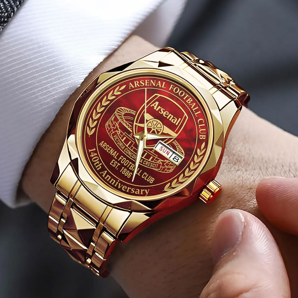 Arsenal FC 140th Anniversary Alloy Luxury Quartz Watch - TMTHU2788