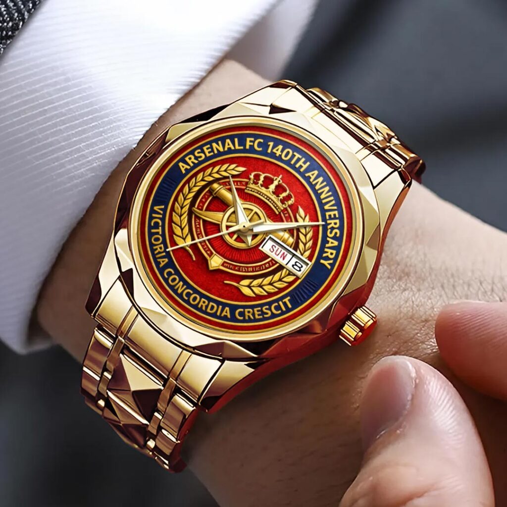 Arsenal FC 140th Anniversary Alloy Luxury Quartz Watch - HOATT15708