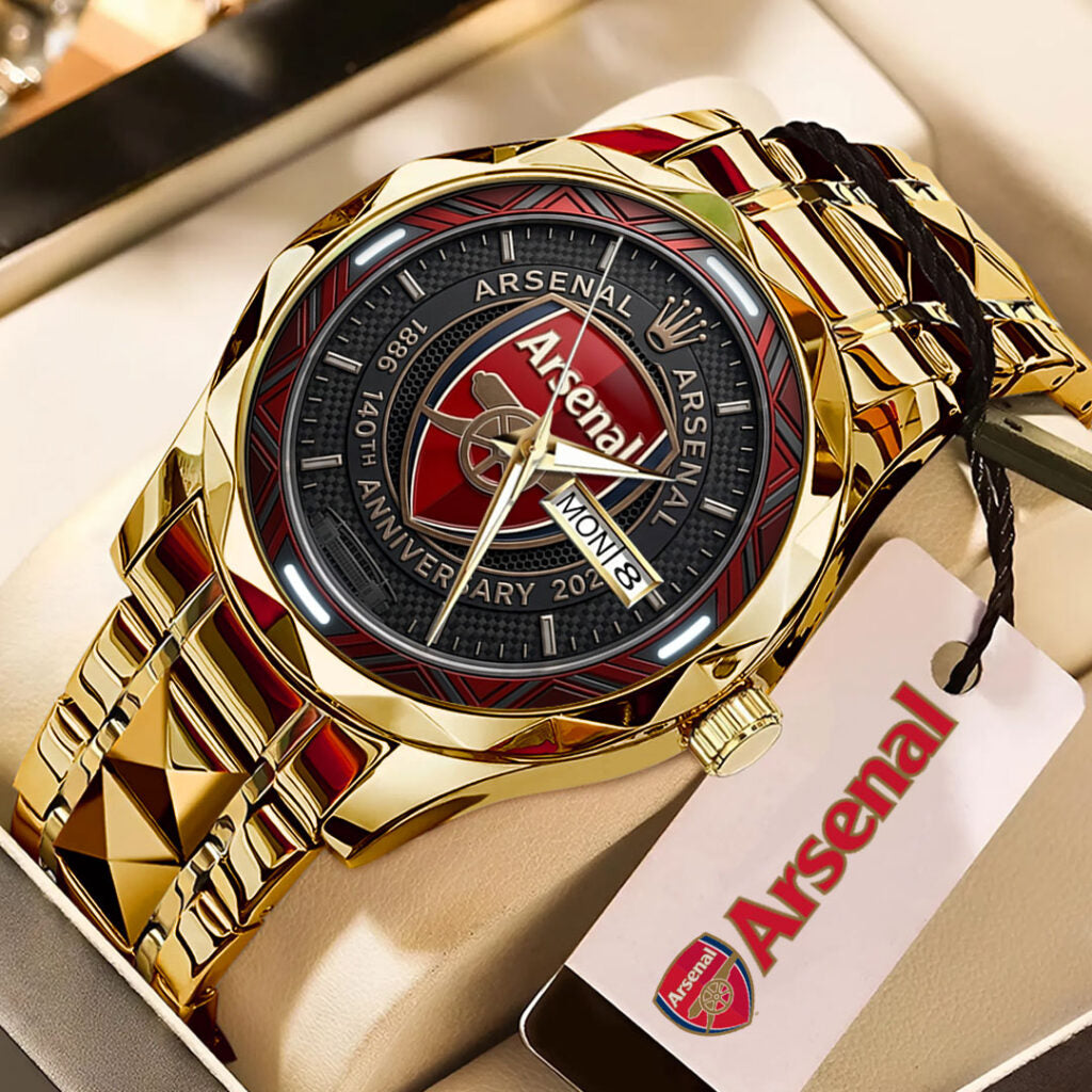 Arsenal FC x Rolex 140th Anniversary Alloy Luxury Quartz Watch - TMTHU5950