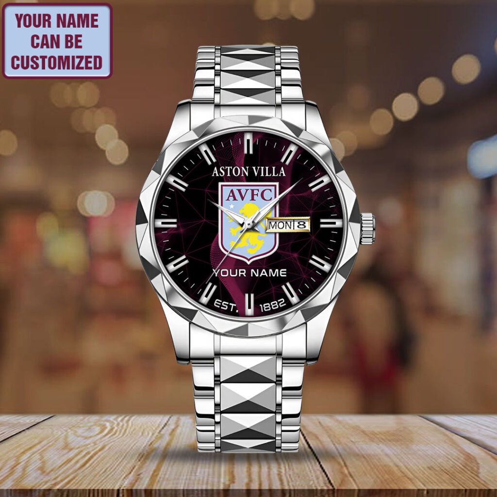 Personalized Aston Villa Alloy Luxury Quartz Watch - TANTN23559