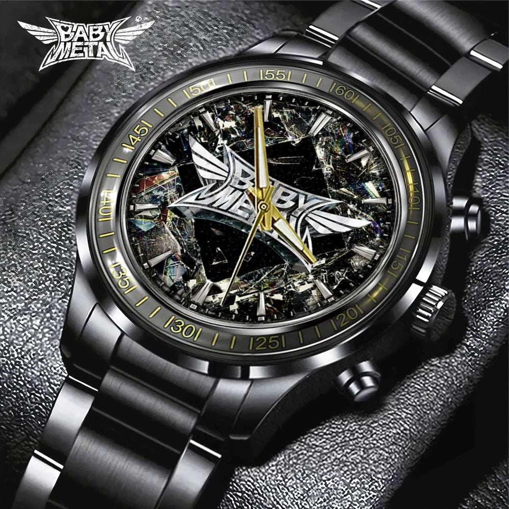 Babymetal World Tour 2026 Black Stainless Steel Watch - GNE8433