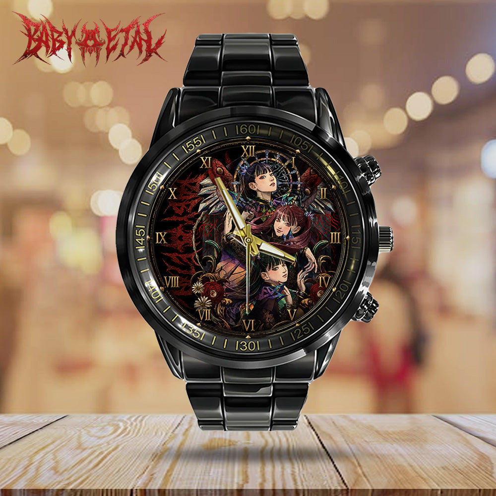 Babymetal World Tour 2026 Black Stainless Steel Watch - GNE8435