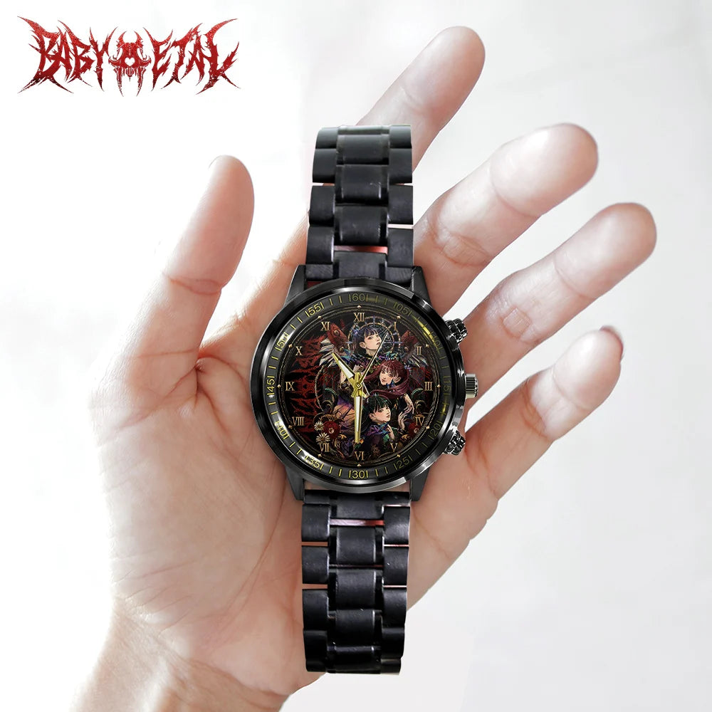 Babymetal World Tour 2026 Black Stainless Steel Watch - GNE8435