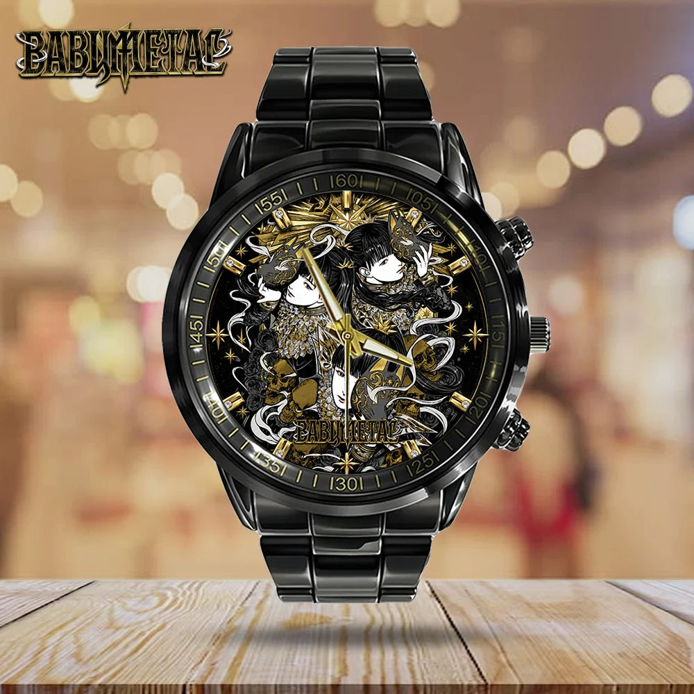 Babymetal World Tour 2026 Black Stainless Steel Watch - GNE8437