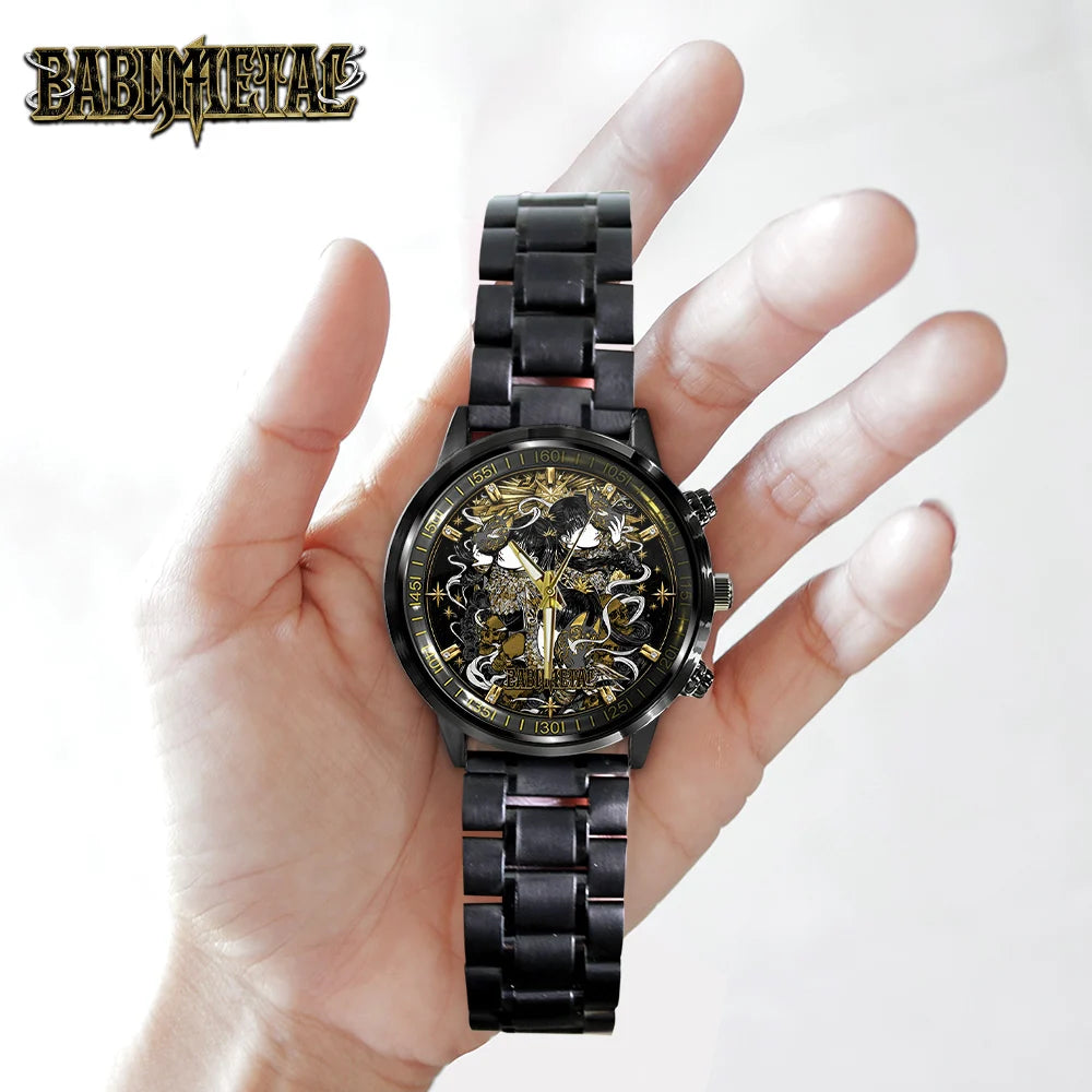 Babymetal World Tour 2026 Black Stainless Steel Watch - GNE8437