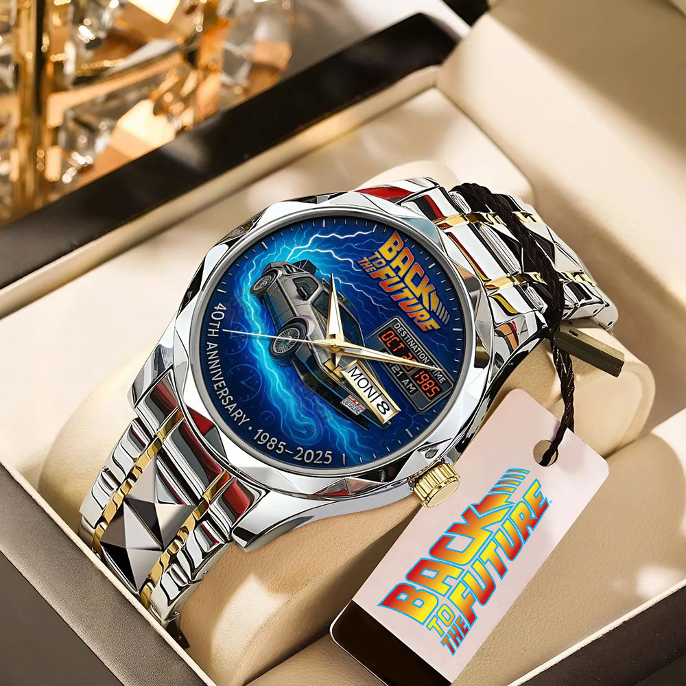 Back to the Future 40th Anniversary 2025 Alloy Luxury Quartz Watch - TANTN18028