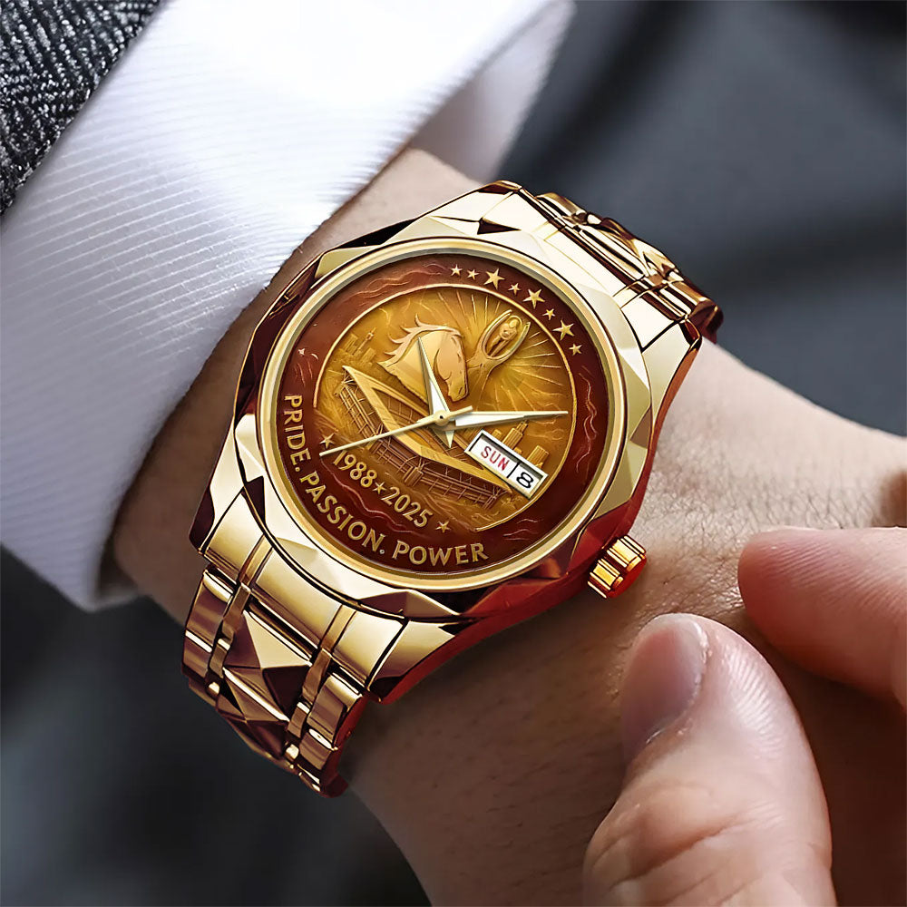 Brisbane Broncos 2025 Premiership Alloy Luxury Quartz Watch - TANTN17610