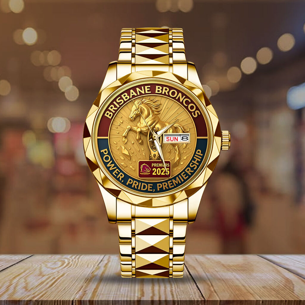 Brisbane Broncos Alloy Luxury Quartz Watch - TMTHU3799