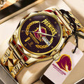 Brisbane Broncos Alloy Luxury Quartz Watch - GNE4534