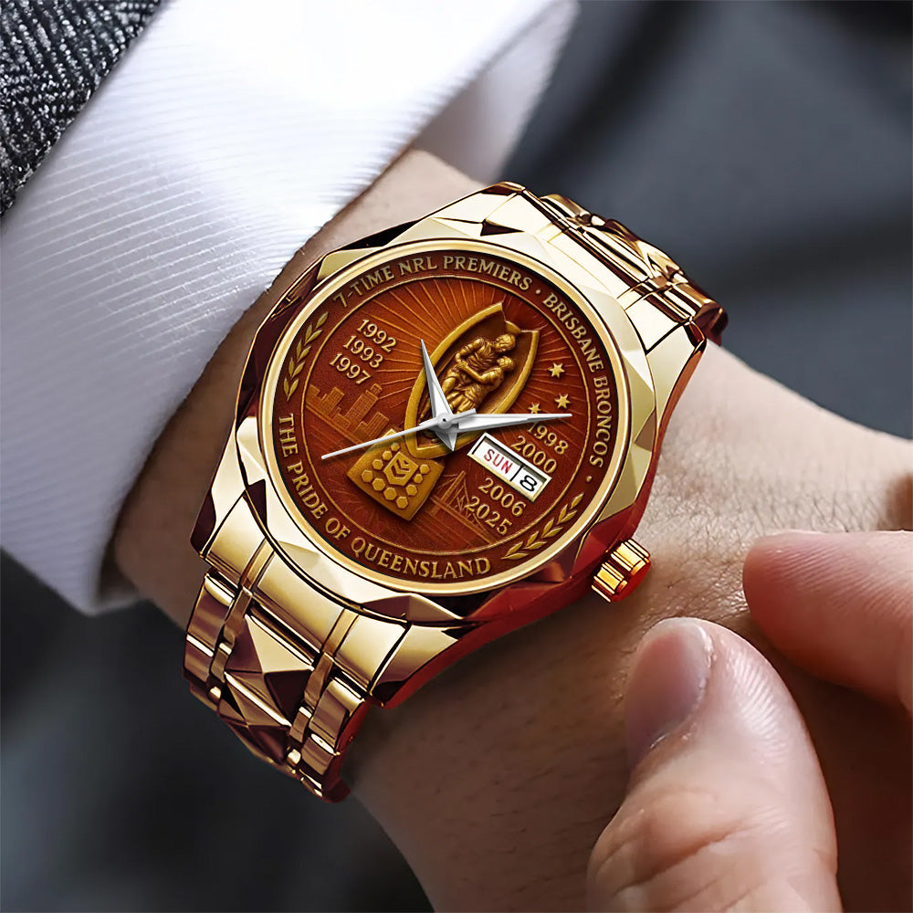 Brisbane Broncos 37th Anniversary 2025 Alloy Luxury Quartz Watch - TANTN17809