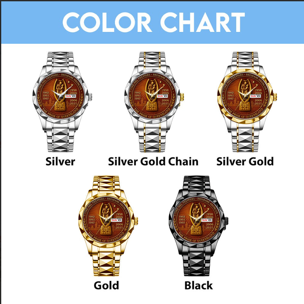 Brisbane Broncos 37th Anniversary 2025 Alloy Luxury Quartz Watch - TANTN17809