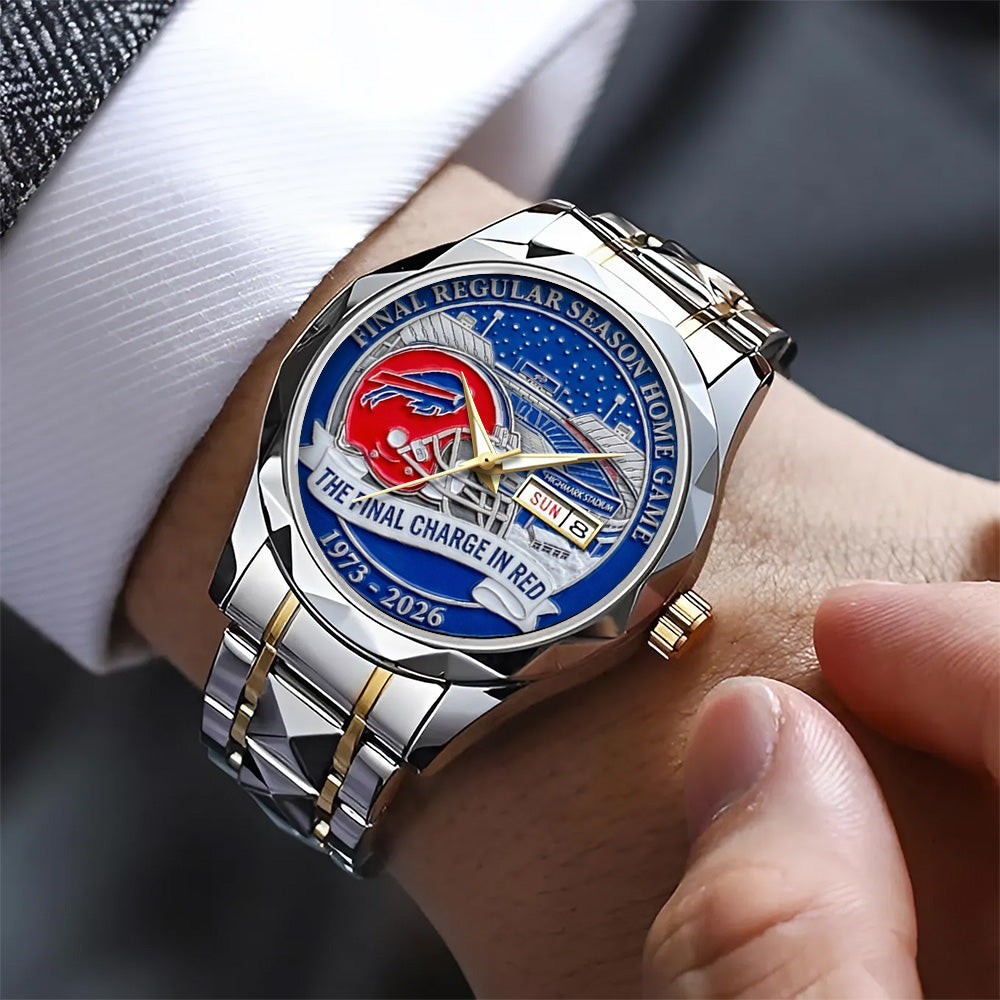 Buffalo Bills Alloy Luxury Quartz Watch - TANTN19975