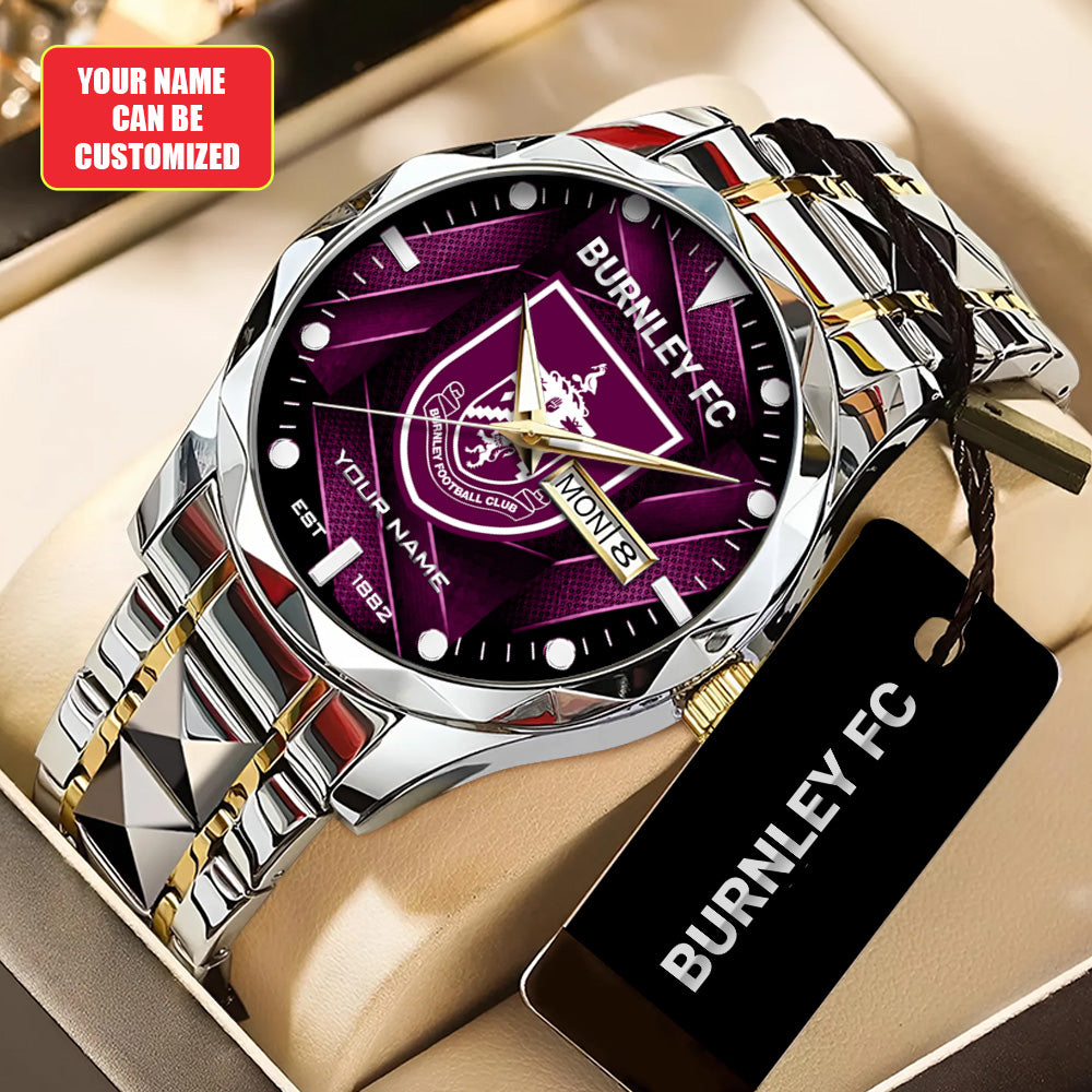 Personalized Burnley FC Alloy Luxury Quartz Watch - TANTN20265