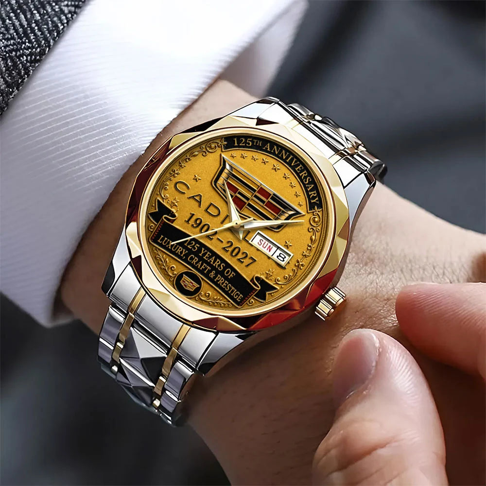 Cadillac 125th Anniversary Alloy Luxury Quartz Watch - TANTN24932