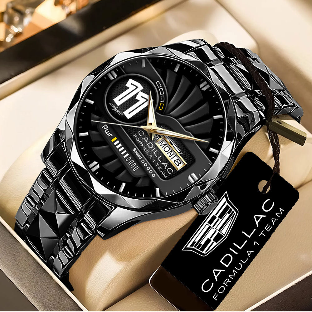 Cadillac Formula 1 Team x Checo Perez Alloy Luxury Quartz Watch - TANTN20081